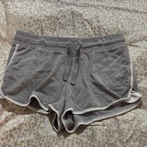 Athletic Works Heather Gray Drawstring Shorts